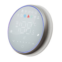 Терморегулятор Wi-Fi для теплого пола IN-THERM PWT 601 белый, сенсорный, программируемый